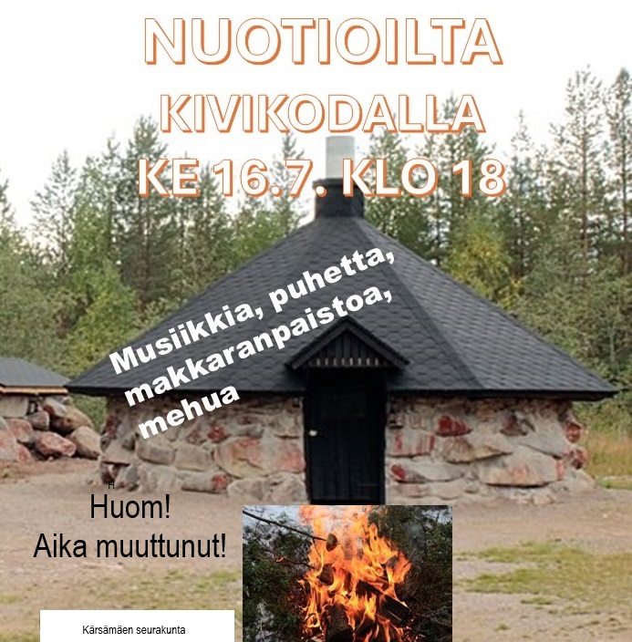 Nuotioilta Kivikodalla Nuotioilta